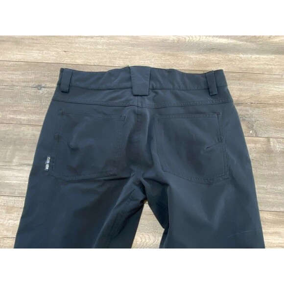 Club Ride Bike Pants Mens S Black Cargo Zipper Pocket Tempest Soft Shell - Picture 8 of 9